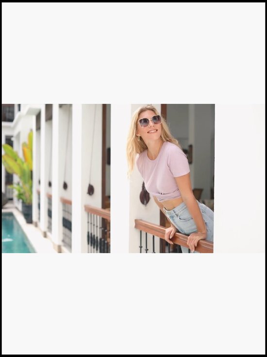Oversized Square Metal Frame Sunglasses UV400 Protection Retro Style main image 4
